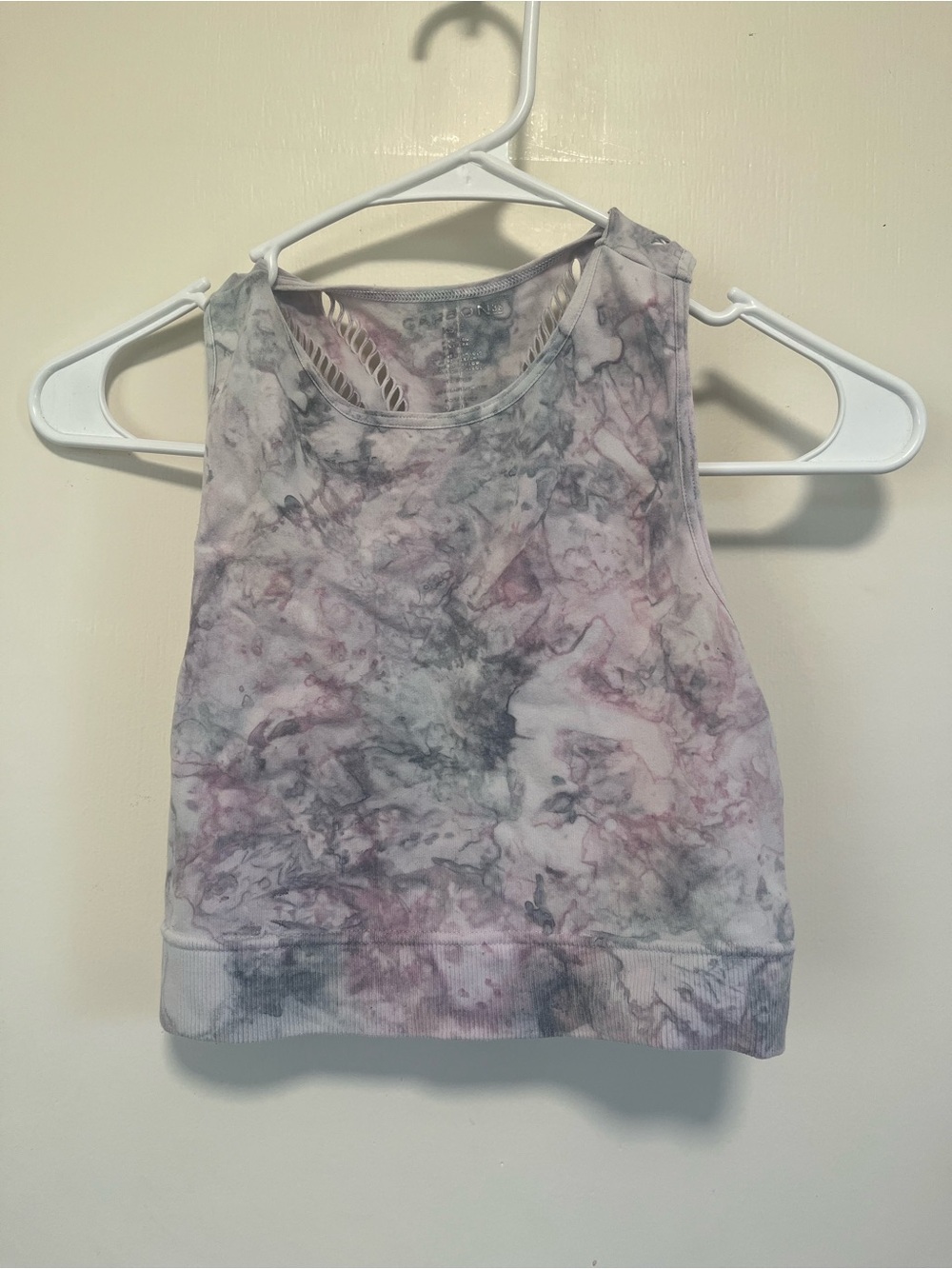 Carbon38 longline sports bra top